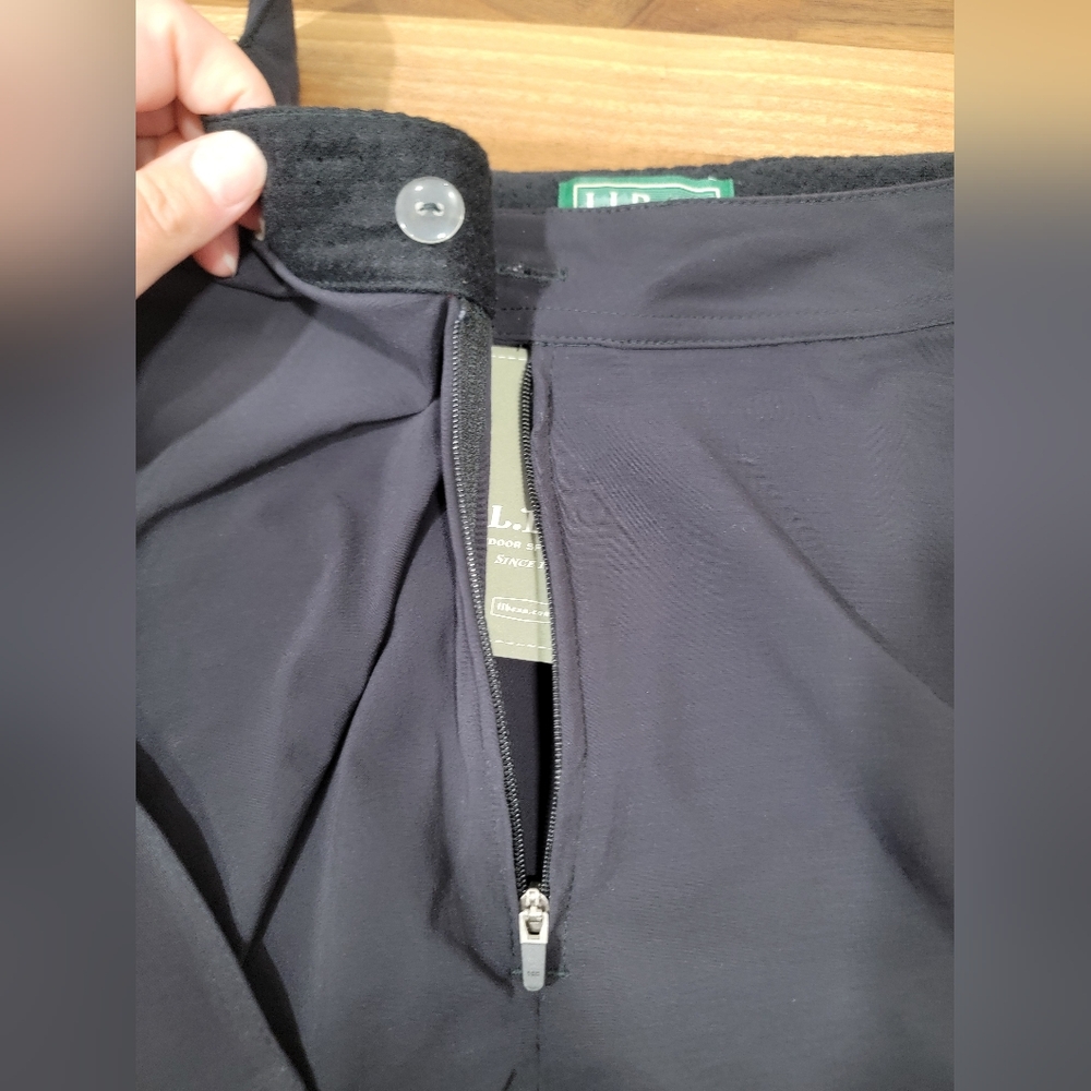 New Misses' LL BEAN Black Skort 12/Reg - Picture 5 of 12